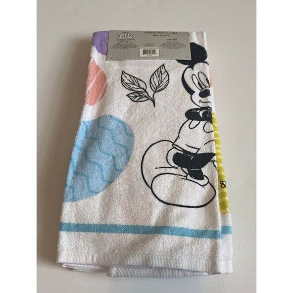 Easter Disney Mickey Mouse 3 Pc KITCHEN SET TOWEL - Picture 2 of 6